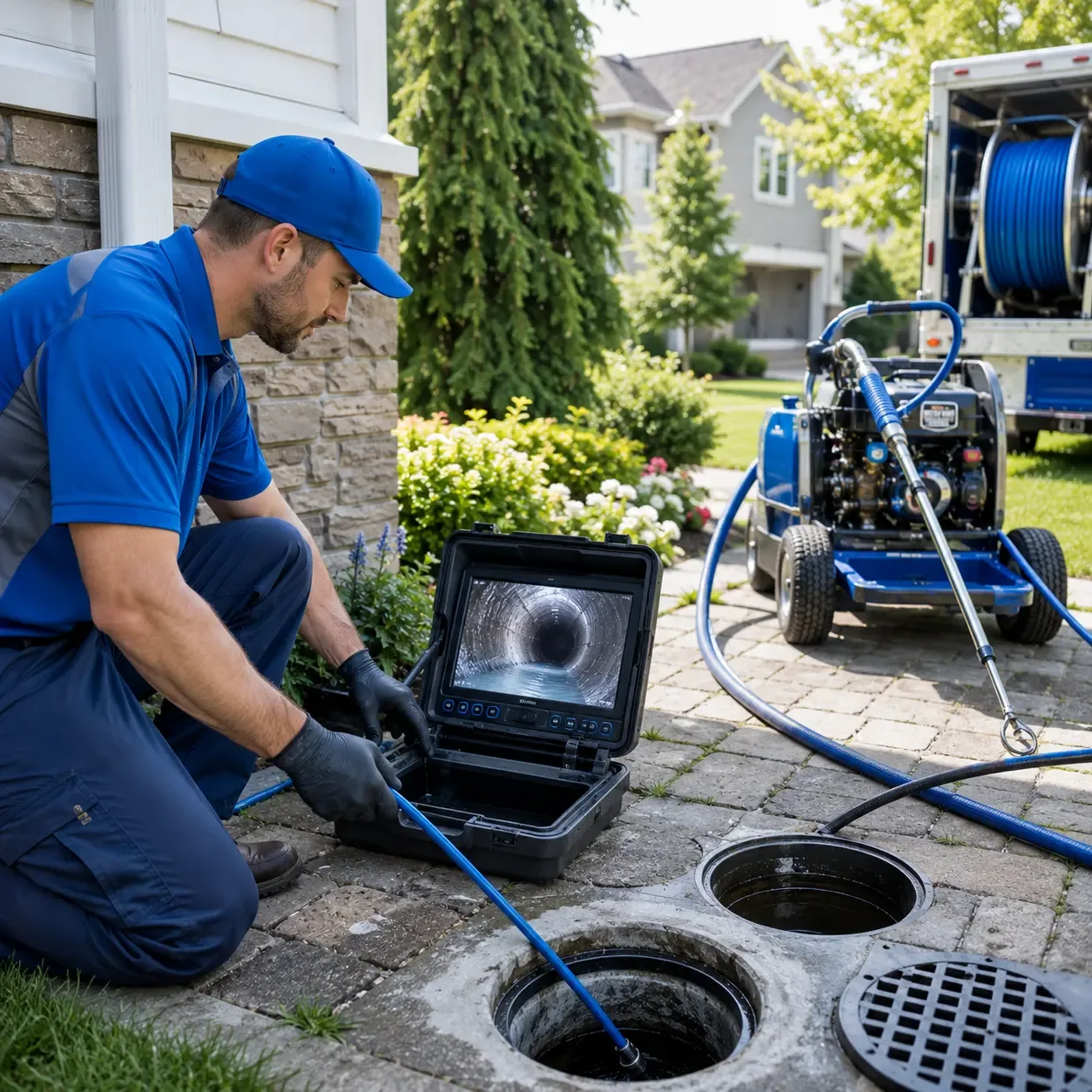 Outdoor drain cleaning professionals serving Vernon Center, MN
